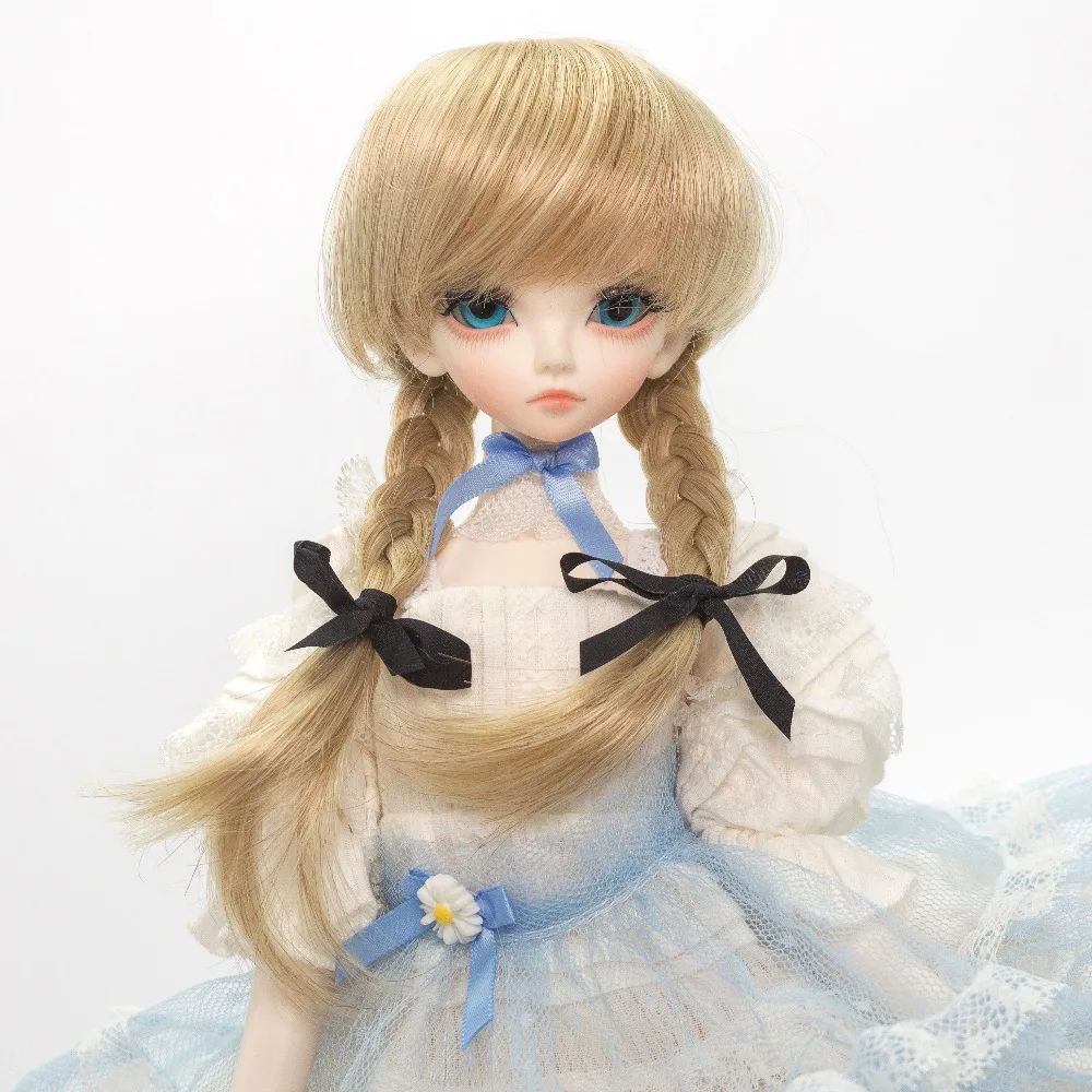 Aidolla Bjd Doll Wigs High Temperature Wire Long Curly Synthetic Hair for BJD SD Dolls Accessorries on - Парики для кукол Aidolla Bjd из искусственных волос, длинные кудрявые волосы на высокой температуре для кукол BJD SD аксессуары.