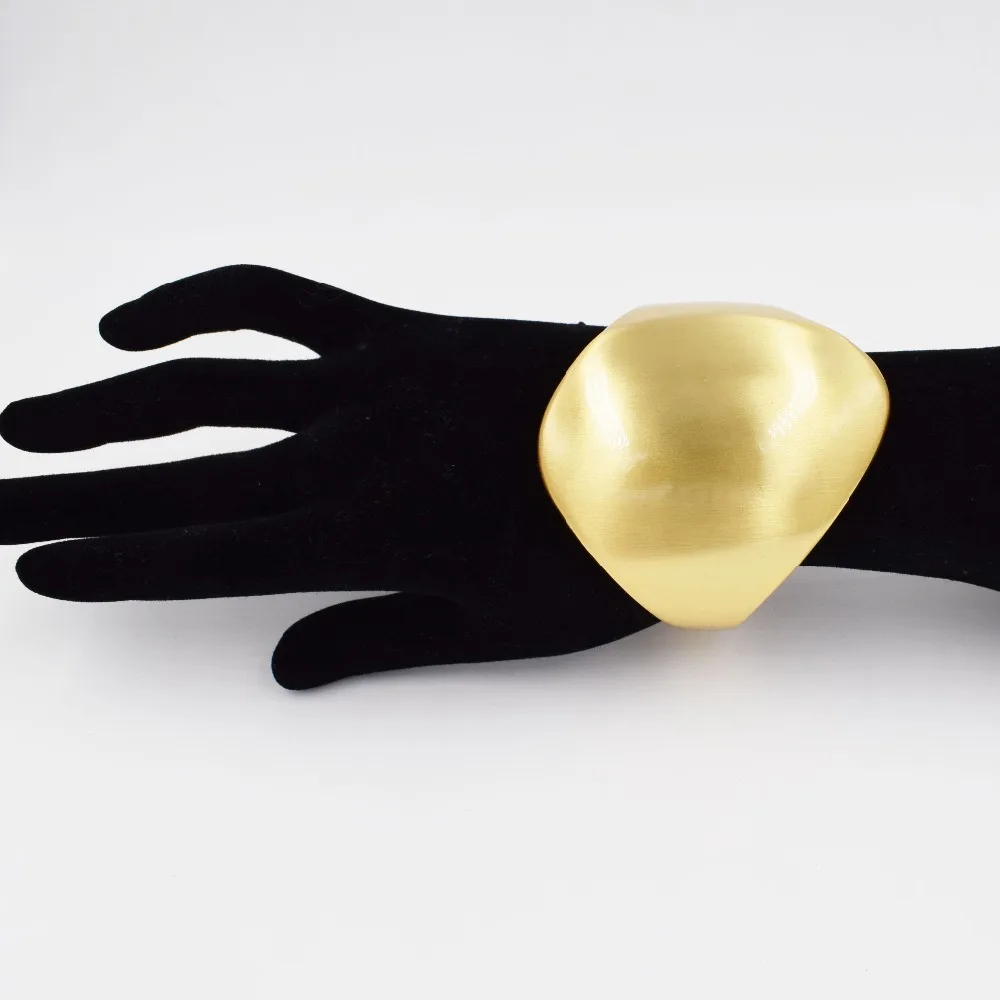 Новый модный большой браслет Дубай золотой цвет женские манжеты нежный