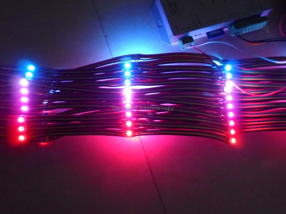 

100~1000PCS addressable pre-soldered SK9822 SMD5050 RGB full color LED with 10mm heatsink,10cm wire spacing free shipping