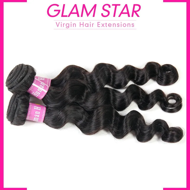 Йолисса 360 Лейс Фронтал с пучками 2 шт. 7A Перуанская волнистая закрытая человеческая прядь волос.