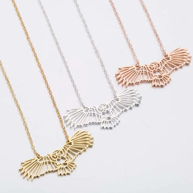 Женское геометрическое ожерелье Yiustar колье чокер из нержавеющей стали в форме