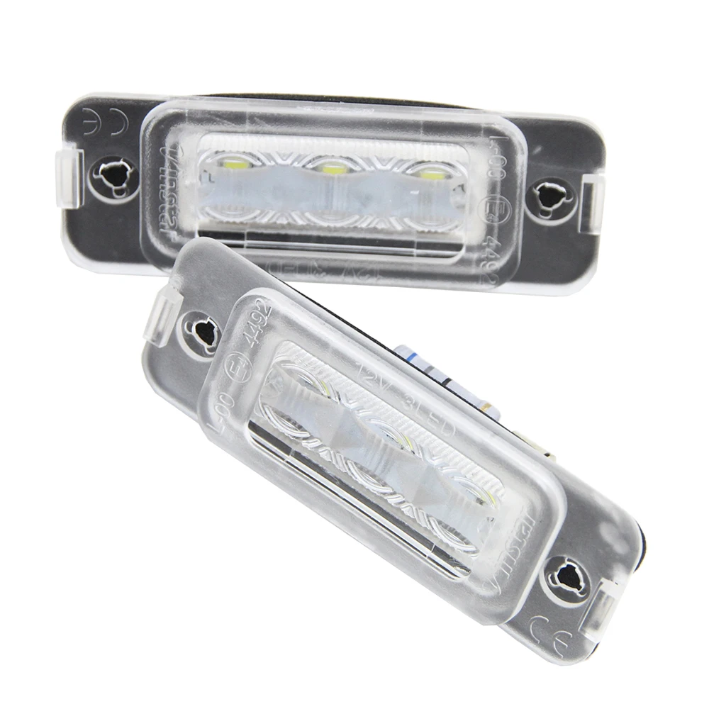 2x автомобильный светильник светодиодный номерной знак белая лампа без ошибок