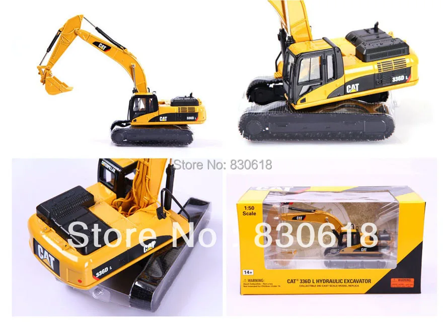 1:50 литой гусеничный трактор Norscot cat 336D L Гидравлический Экскаватор металлическая