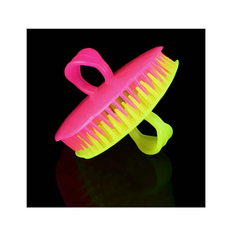 Шампунь для Мытья Волос Массажной Щеткой Гребень Массажер Головы Душ Тело