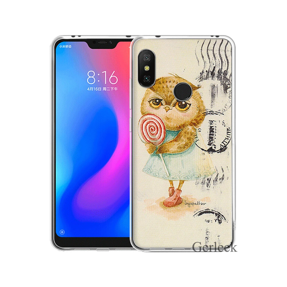 Чехол для мобильного телефона Desxz с милым рисунком совы Xiaomi Redmi Note 3 Pro 4 4X 5 6 7 Go 5A