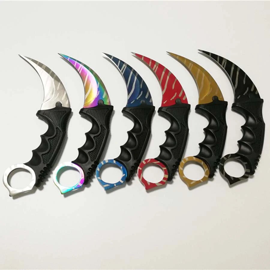 Karambit CS GO фиксированный нож в стиле игры &quotCounter Strike&quot тактический боевой коготь