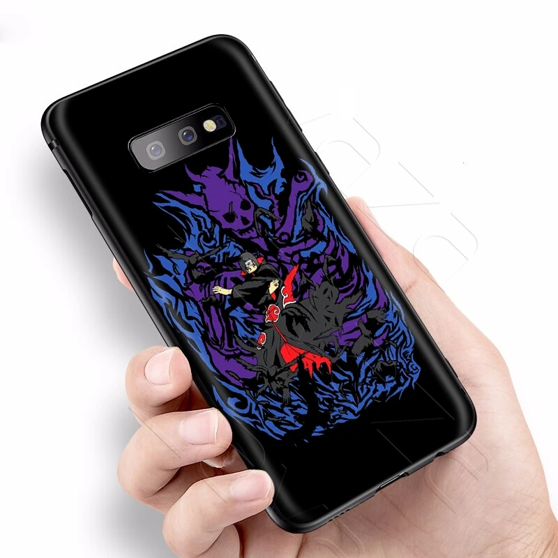 Lavaza аниме Наруто Обувь в стиле Итачи Учиха японский чехол для Samsung Галактики S6 S7