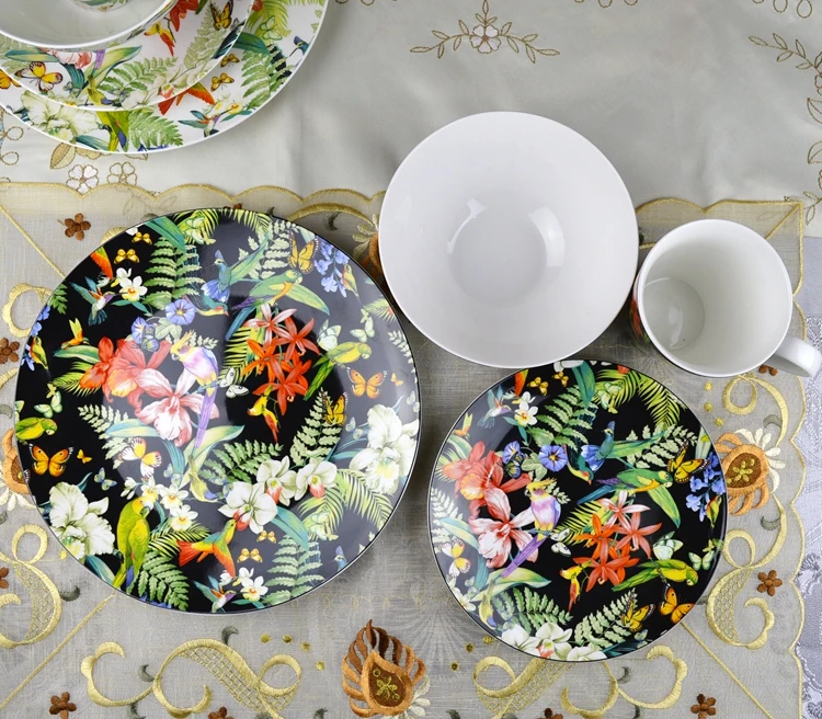 Изысканный оригинальный зарубежный заказ испанские тарелки для десертов с