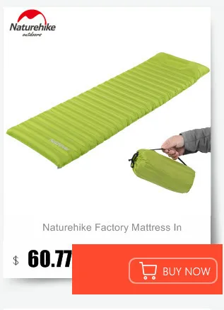 Naturehike распродажа цена большая скидка открытый сверхлегкий надувной походный коврик водонепроницаемый коврик для пикника складной коврик