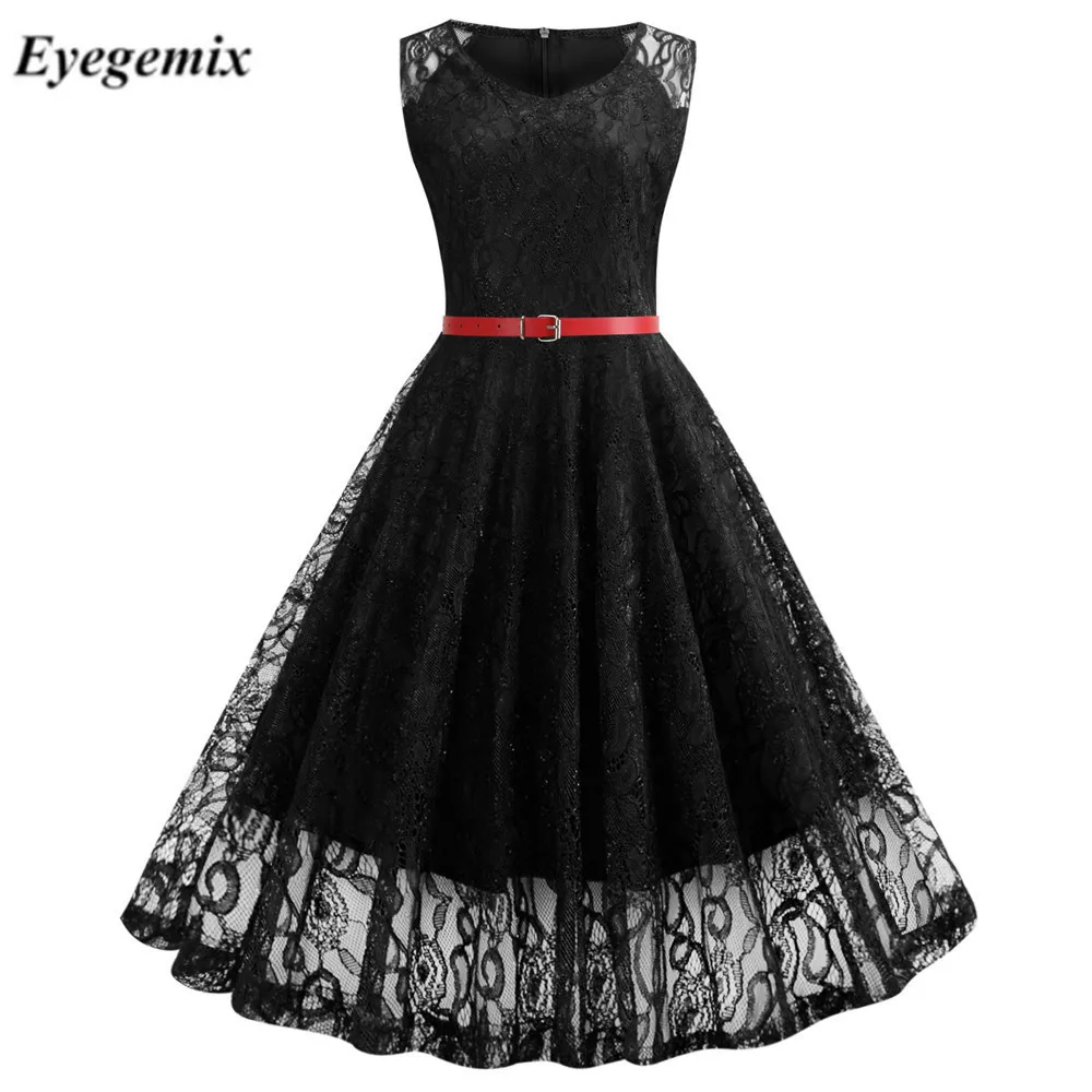 Черное белое летнее кружевное платье большие размеры женское винтажное без
