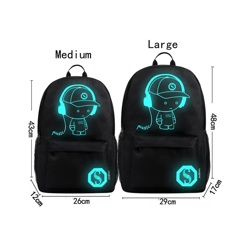 Аксессуар для сумки 2018 унисекс светильник опрятный подростков фосфоресцирующий