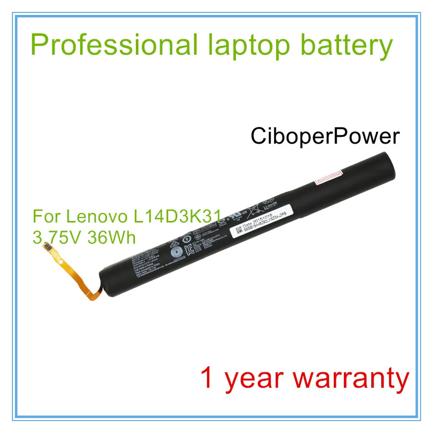 3 75 V 9600mAh оригинальный L14C3K31 Аккумулятор для планшета 2 YT2 1050F L14D3K31|battery original|battery