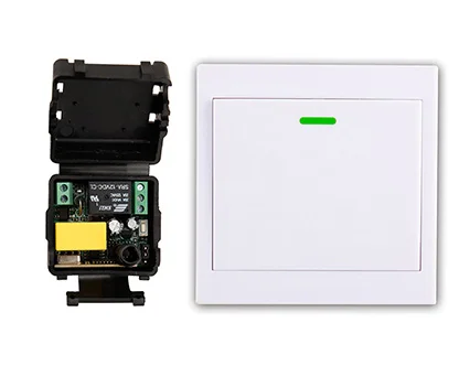 Новый цифровой беспроводной выключатель на радиоуправлении с приемником AC220V и передатчиком на стену, реле на 315 МГц.