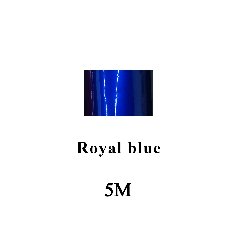 Royal blue 5 метров/за штуку Металлические Цвет ногтей наклейки-лак для ногтей Обертывания Блестящий Звездное небо Бумага украшение для маникюра «сделай сам» - Цвет: Royal blue