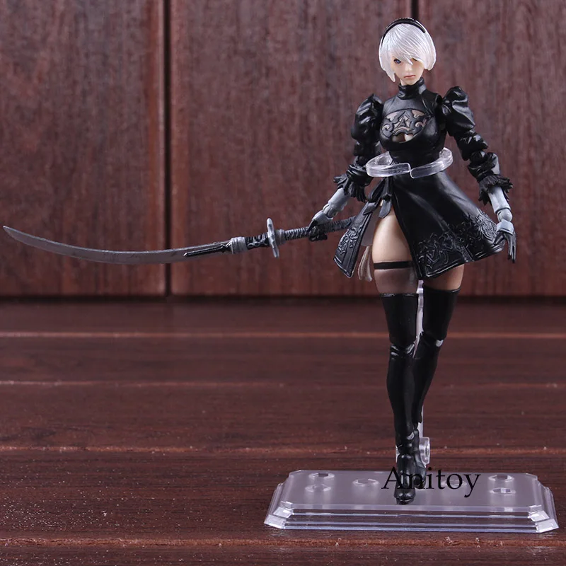 Автоматы 2B YoRHa № 2 Тип B &amp машина Lifeform ПВХ вывести искусство SQUARE ENIX Фигурки
