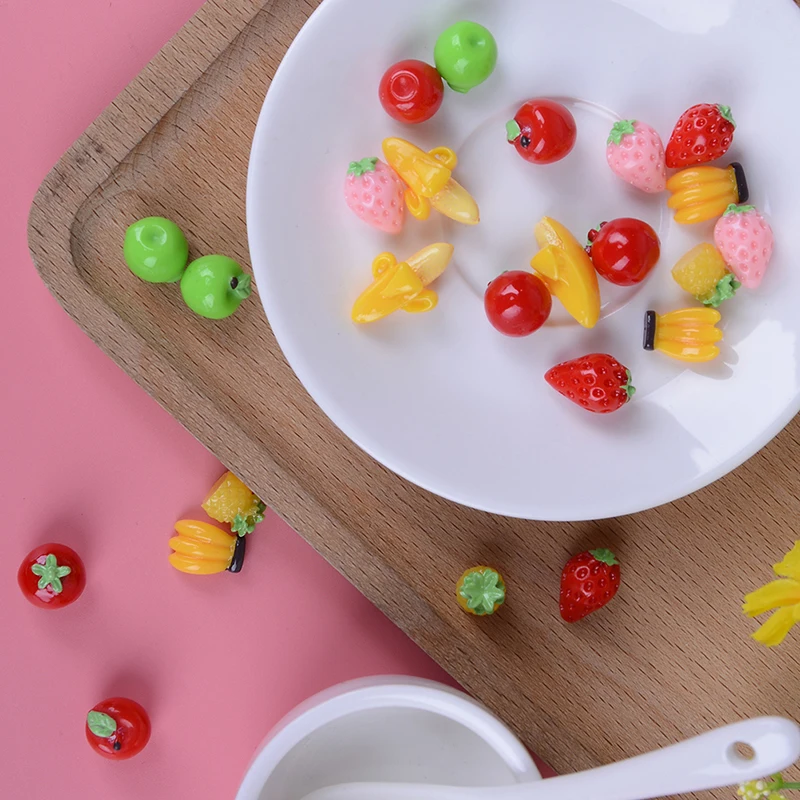 3 шт. Kawaii DIY аксессуары искусственный фруктовый банан для еды кукольный домик