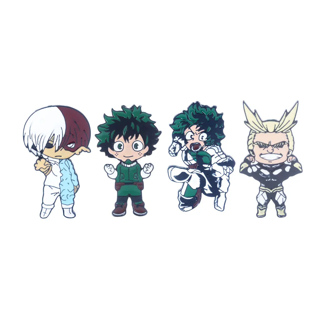 My Hero academic булавки броши Izuku Midoriya Katsuki Bakugou All Might шото Тодороки значок нагрудный