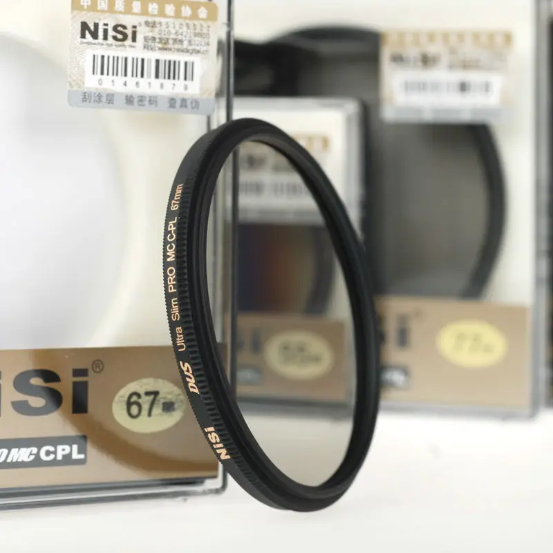 Круговой поляризатор Nisi 52 мм поляризационный фильтр объектива ультратонкий