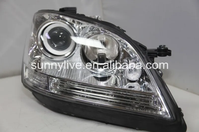 Для Mercedes-Benz W164 ML280 ML320 ML350 светодиодный головной светильник 2005-2008 год серебро