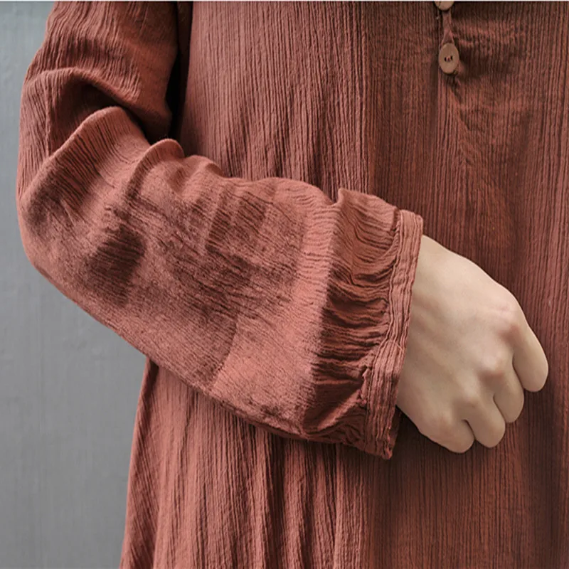 Платья для беременных льняные макси женская одежда платье женщин Осень 5XL плюс