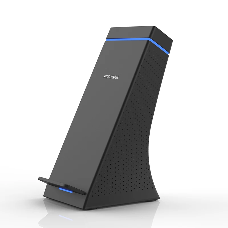 Новинка Qi быстрая Беспроводная зарядная подставка с bluetooth-динамиком для улицы, стерео бас, высокое качество, для всех мобильных телефонов Qi