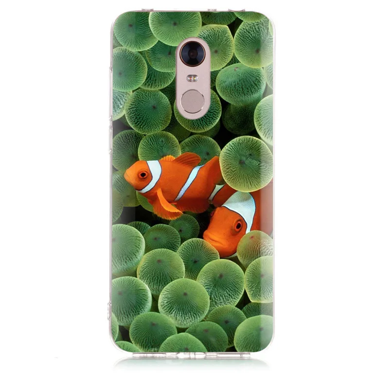 Для Xiaomi Redmi 4X Note 3 4 Pro 4A 5 6 6pro для 5A 6A прозрачный мягкий чехол из ТПУ с милым рисунком