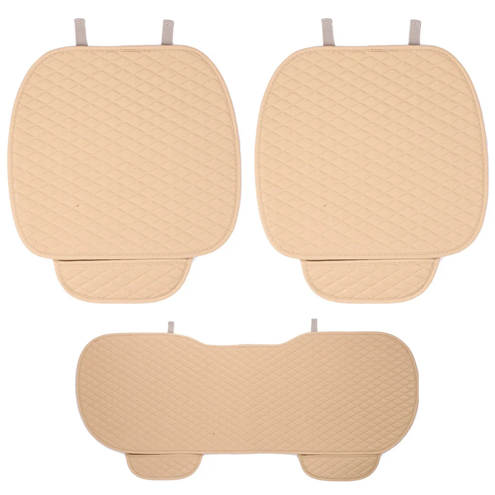 Универсальный кожаный чехол на сиденье автомобиля 3 шт./компл. 2X чехлы передние