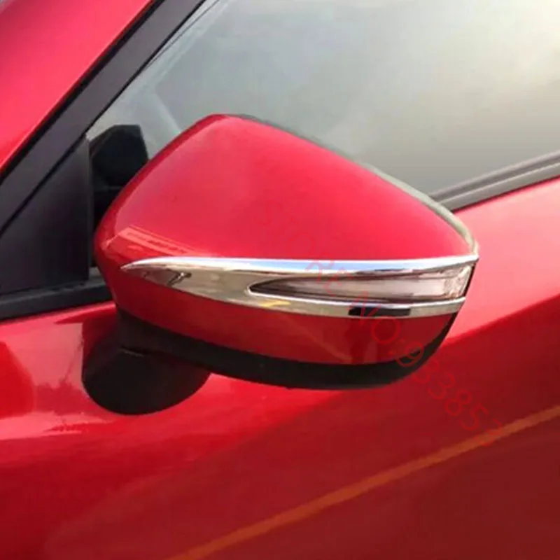 ABS хромированное боковое зеркало Накладка для MazdaS CX 3 cx3 2016 2017 украшение заднего