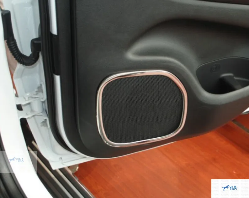 Для Jeep Grand Cherokee 2011-2015 из нержавеющей стали боковой двери динамик крышка для