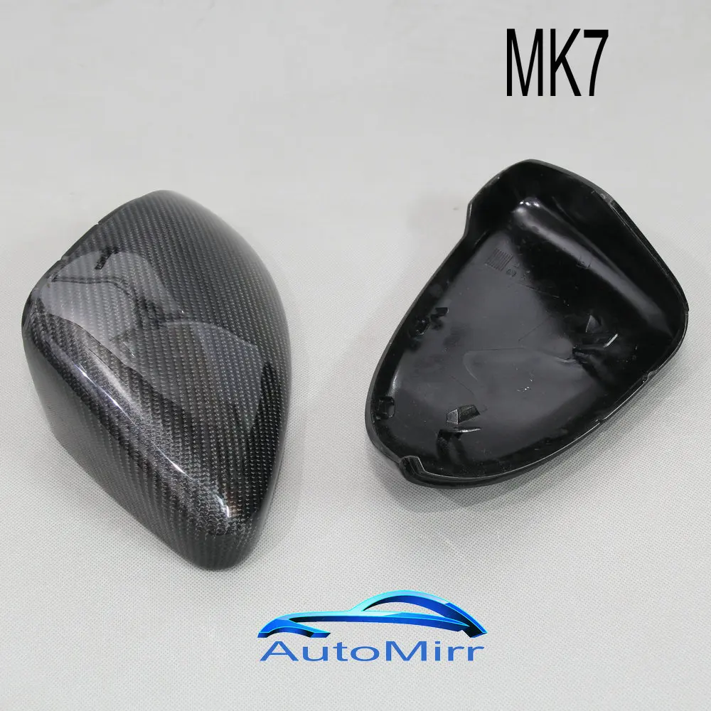 Kibowear пара для VW Golf GTI 7 MK7 R 5 углеродное волокно боковое зеркало крышки крыла