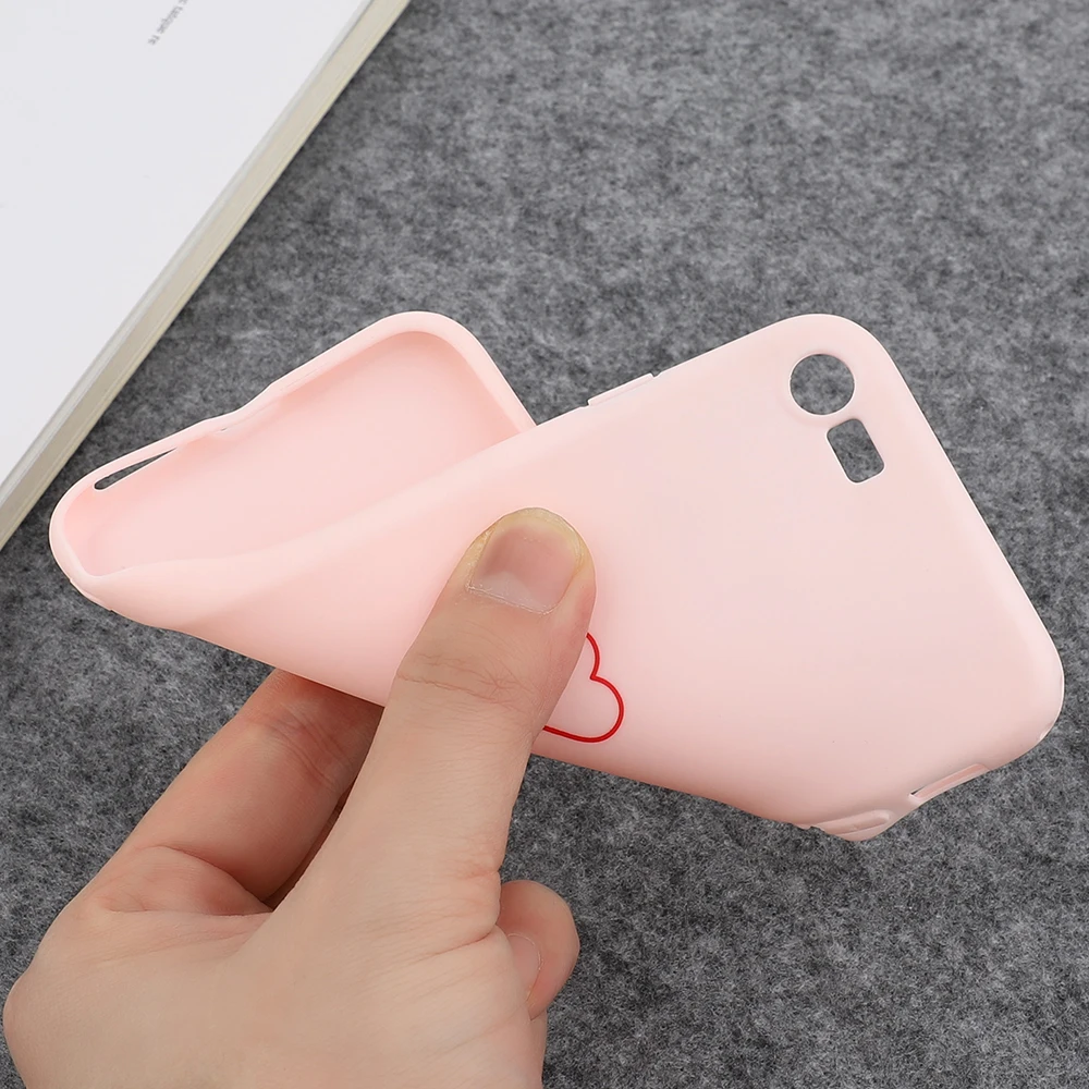 Полная защита экрана L FADNUT 360 для iPhone X Xr Xs Max 8 7 6S 6 Plus 5 5S SE милый силиконовый мягкий