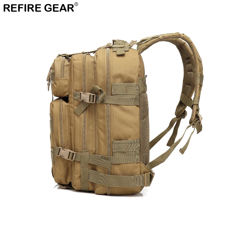 Рюкзак для походов Refire Gear камуфляжный Водонепроницаемый Многофункциональный