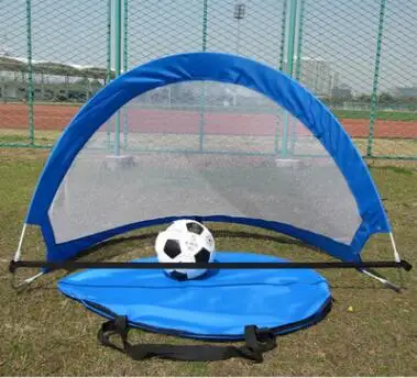 Children's small soccer frame simple elastic folding portable  moving ball goal Football Games for Kids