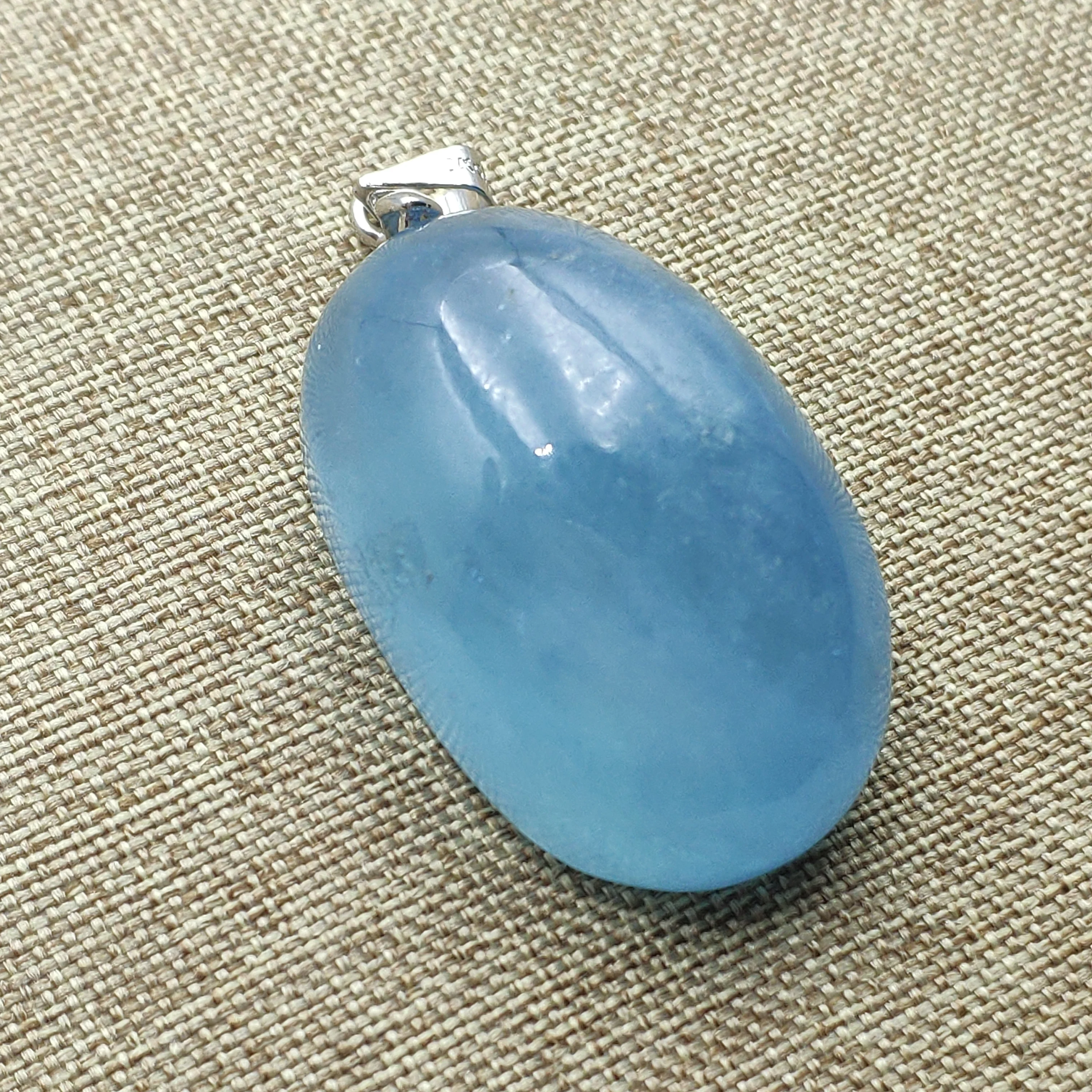 Натуральный голубой ледяной аквамарин кулон для женщин мужчин любви счастливый