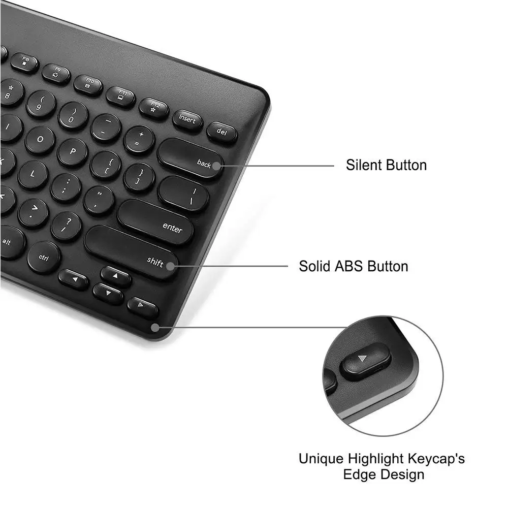 FD Беспроводной клавиатура и мышь 2 4 ГГц мини ультра тонкий для Mac ноутбука