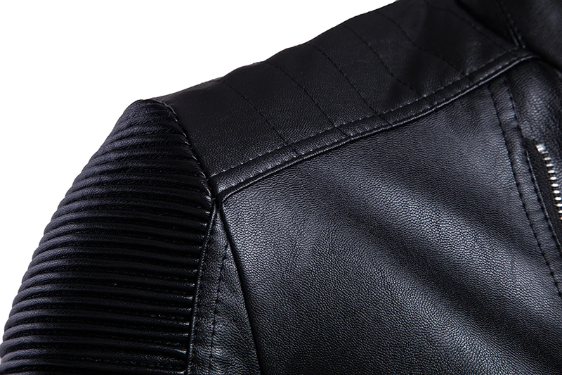 Мужская мотоциклетная кожаная куртка Env с отложным воротником на молнии, мужские осенние кожаные куртки с неровными манжетами размера плюс 5XL