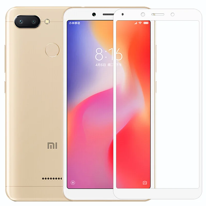 защитная пленка с полным покрытием стекло защита экрана на xiomi xiaomi redmi 6 целый п