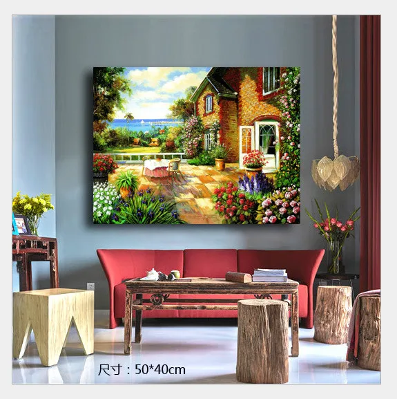 HD холст Настенная картина современные городские сцены ландшафт декоративное