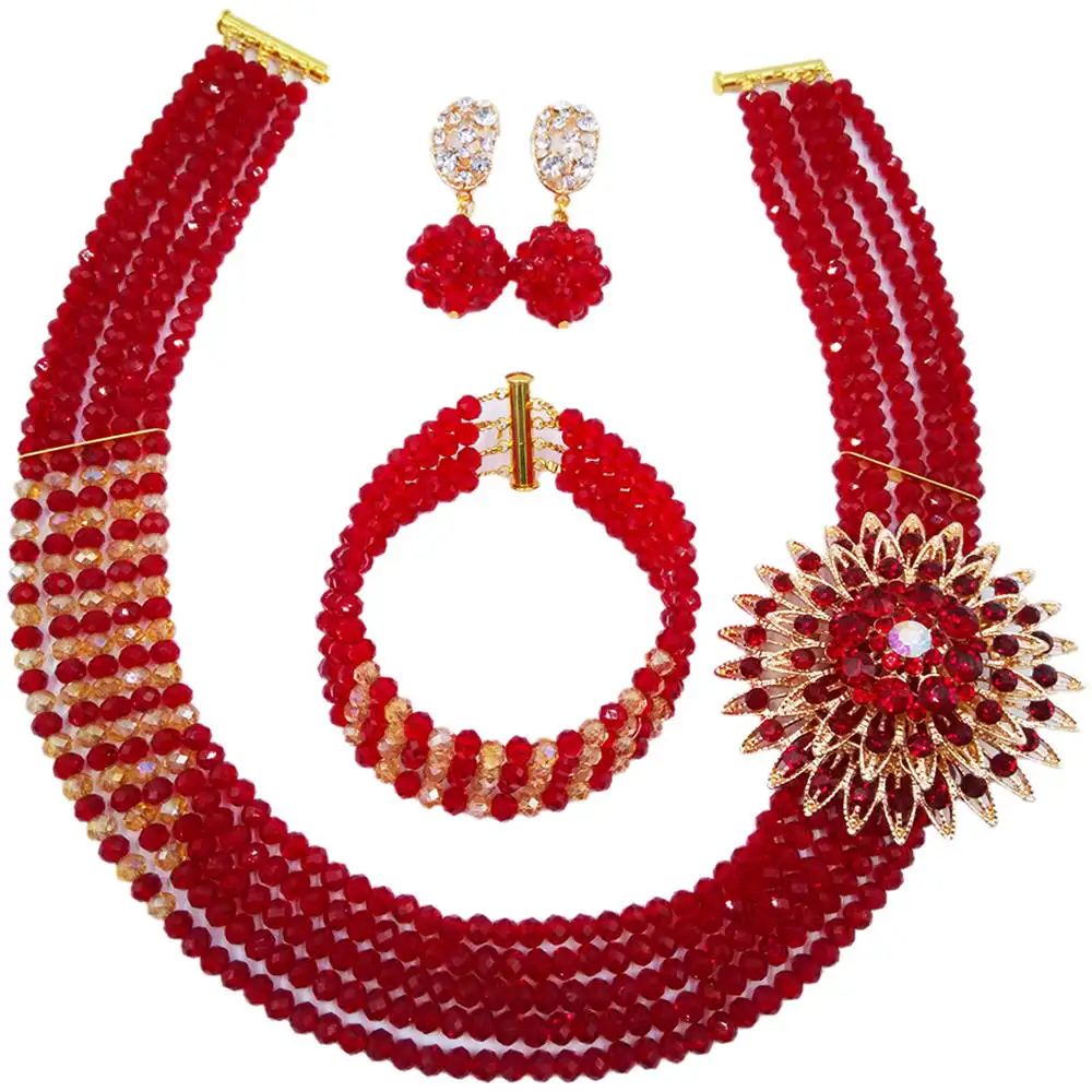 Модный комплект ювелирных изделий из фианита и шампанского золотого цвета AB