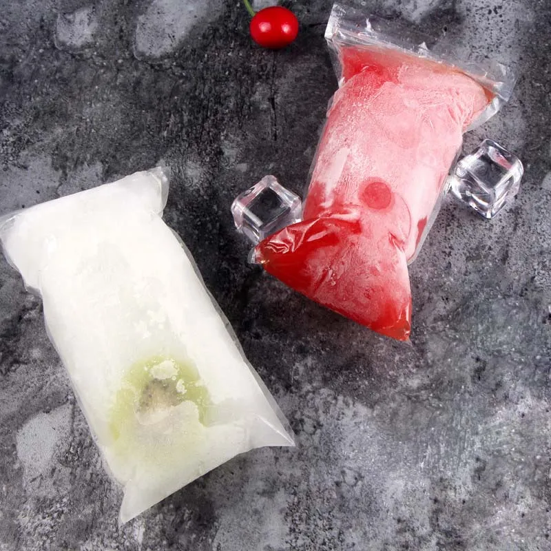 20 штук упак. пластиковые FDA формы для Фруктового мороженого морозильные пакеты
