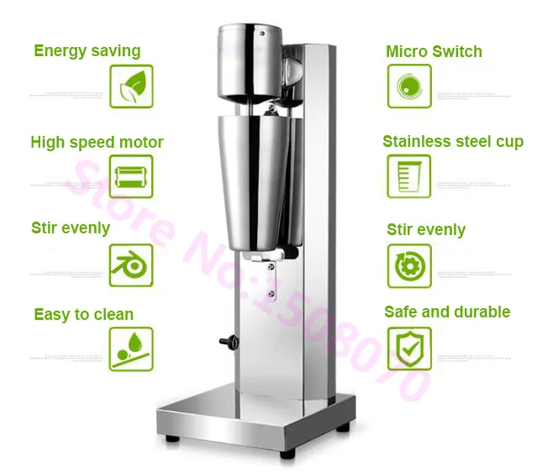 Электрическая мини машина для встряхивания молока из нержавеющей стали