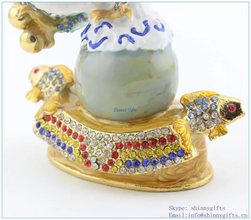 Металлический магнит в форме дракона с эмалью от производителя ручная работа