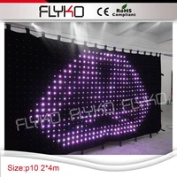 high quality 42m led curtain for disco ball illumination display beautiful light
