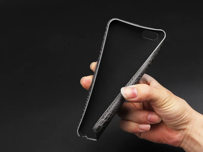 Чехол для iphone 6 S 7 8 Plus роскошный 3D крокодиловый змеиный принт кожа мягкая задняя