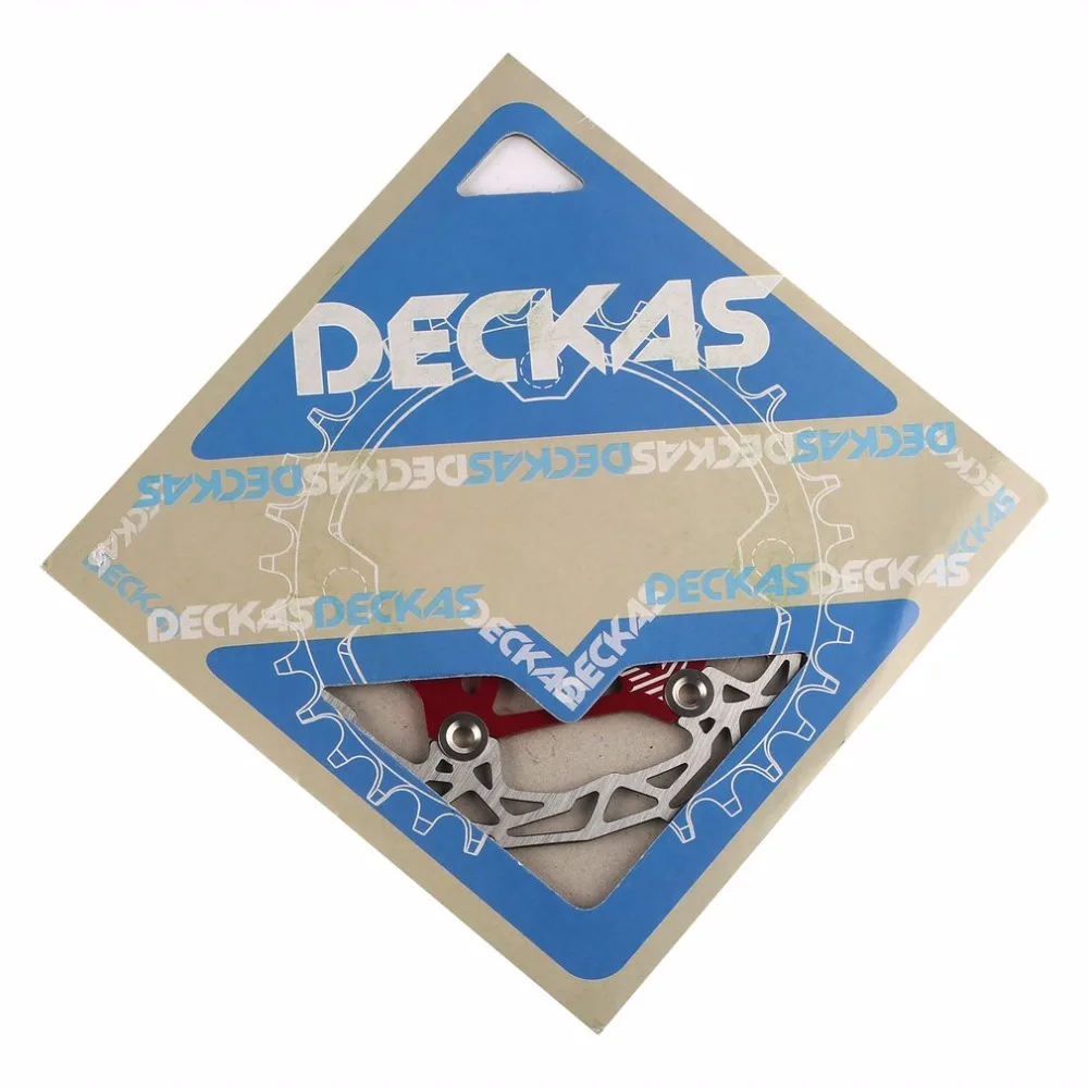 Deckas Ультра-свет MTB горный велосипед Велосипедные тормоза диска поплавок плавающей колодки 160 мм 6 Болт роторов Запчасти Велоспорт Аксессуары
