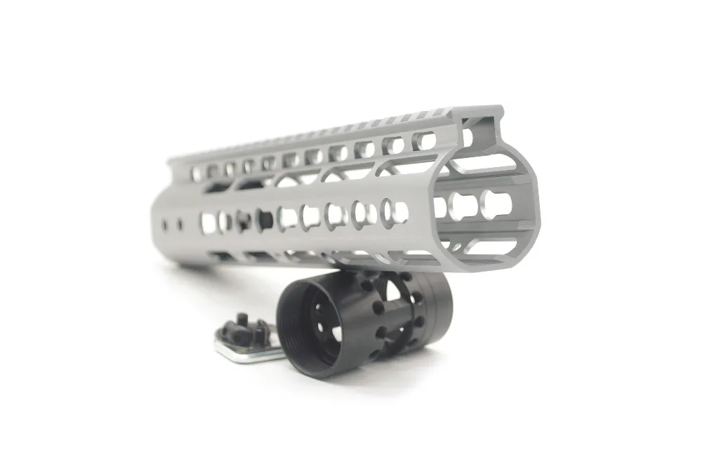 AR-15 M4 M16 10 дюймов серый Keymod свободный плавающий цельный стиль Handguard Picatinny Rail Mount System