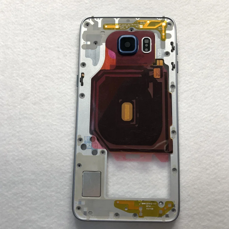 Для Samsung Galaxy S6 edge + Plus G928 G928F средняя Рамка металлическая рамка крышка аккумулятора