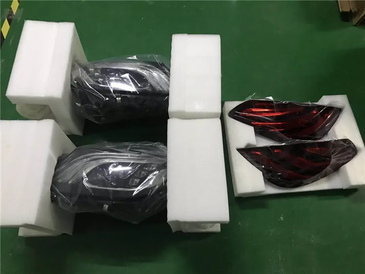 Высокое качество S class w222 S63 S65 налобного фонаря и tailights для W222 S320 S400 S500 S600 S63 s65 светодиодный фары plug and play