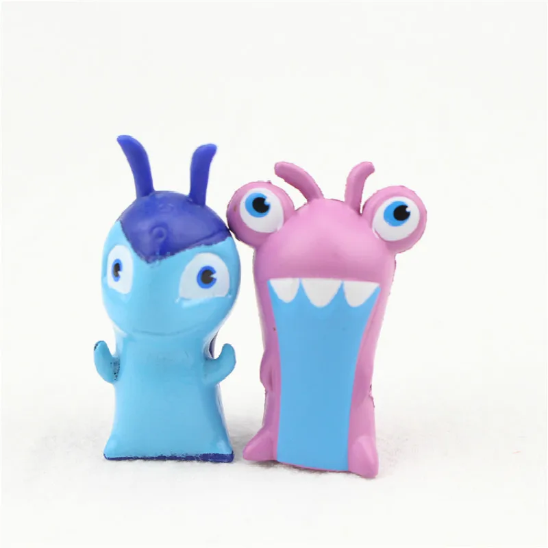 3 шт. Slugterra модель игрушки с ручкой игрушки аниме мультфильм миниатюрные пейзажные игрушки окружающие фигурки подарок для мальчика