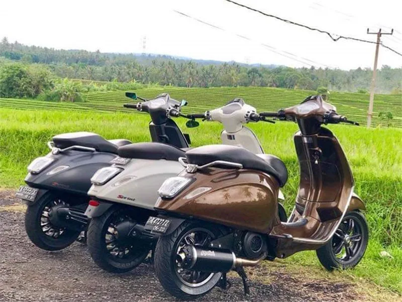 Мотоцикл Rcar свет светодиодный тормоз лампа для заднего освещения для piaggio Vespa Primavera 150 Sprint 150 задний блок освещения